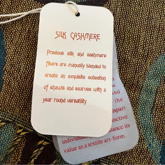 BNWT Silk Cashmere Scarf - Picture 6 of 7